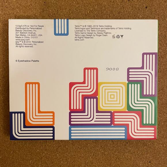 SALE!! NEW Tetris x Ipsy Block Party eyeshadow palette Limited Edition Collector - Picture 2 of 5